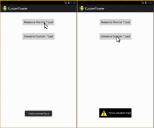 Android Toasts