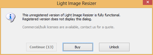 Light Image Resizer Trial