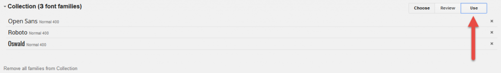 Use Google Font