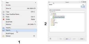 Settings to Export Android Project from Eclipse