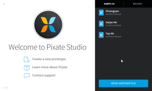 Pixate Studio New Project